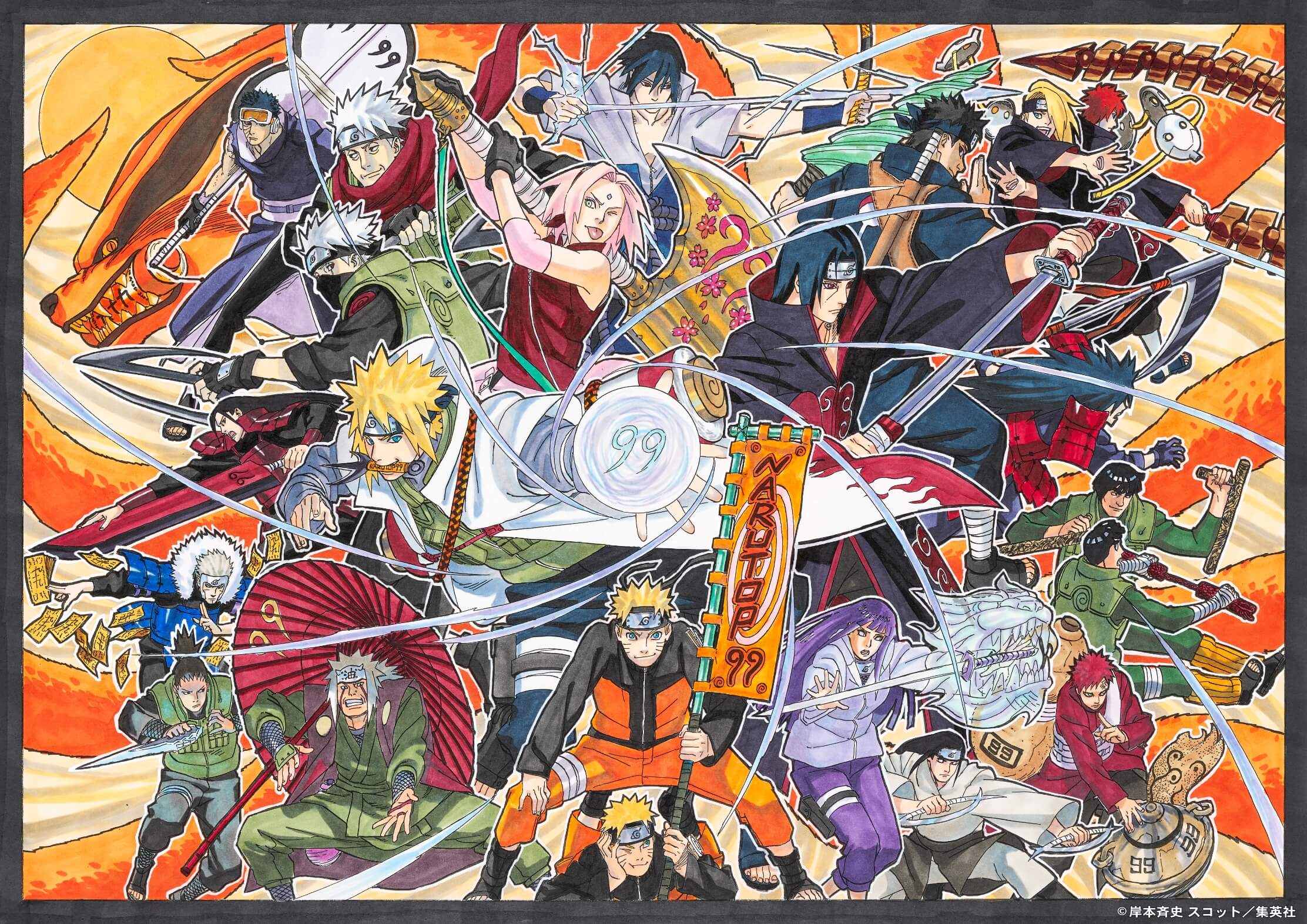 Os 99 personagens mais populares de Naruto são definidos por